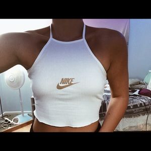 Nike halter crop top